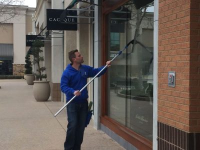 Some customers care about clean windows. Offering weekly window cleaning.
